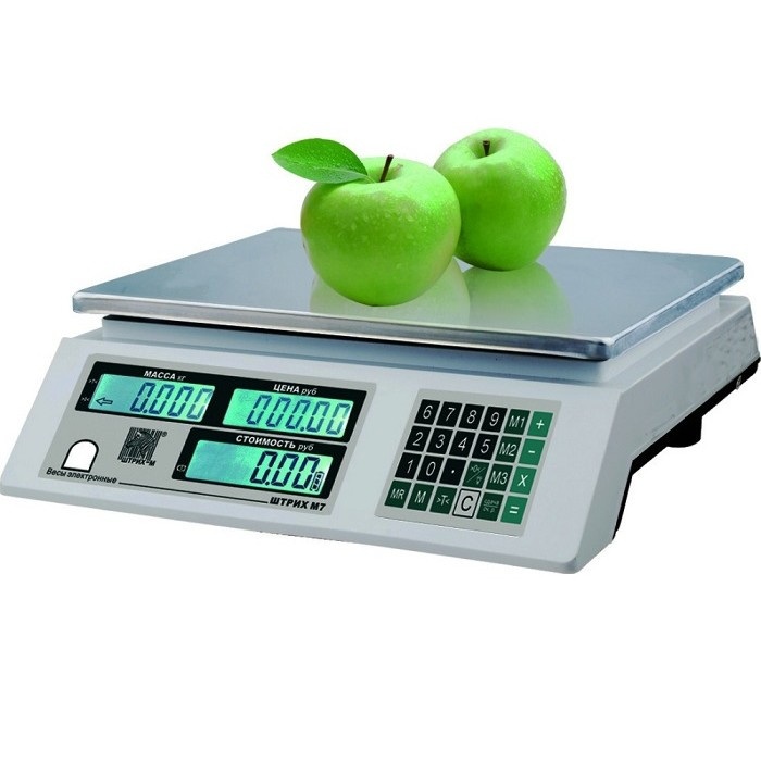 Весы торговые Штрих-М М7Т 15-2.5 А версия 3.2 (LCD) Весы торговые Штрих-М М7Т 15-2.5 А версия 3.2 (LCD)