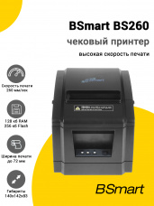 Чековый принтер BSmart BS260 (RS232/USB/LAN)
