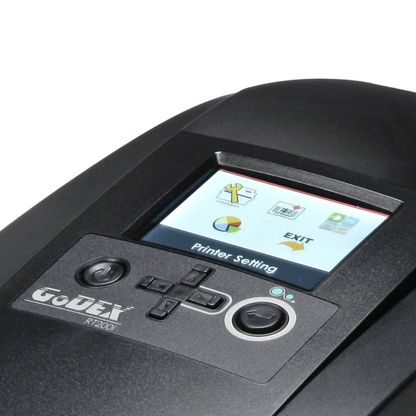 Принтер этикеток Godex RT200i (203dpi, USB/RS-232/Ethernet) Принтер этикеток Godex RT200i (203dpi, USB/RS-232/Ethernet)