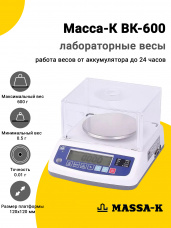 Лабораторные весы Масса-К ВК-600