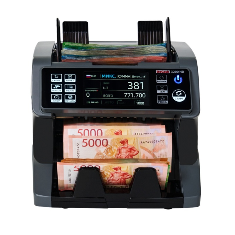 Счетчик банкнот DoCash 3200 HD Счетчик банкнот DoCash 3200 HD
