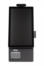 Касса самообслуживания АТОЛ КСО 3210 (N100, 8/128Gb, без WiFi, без ОС, Mindeo, Крепление ФР, 2хРозетка, MSR, Камера, Черный)