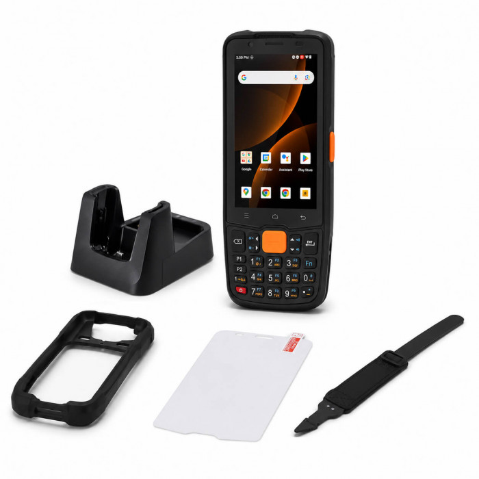 Терминал сбора данных Mertech MovFast S40 (2D, 4/64Gb, WiFi/LTE/BT/NFC, кредл без передачи, чехол, защитное стекло, ремешок, Android 13) Терминал сбора данных Mertech MovFast S40 (2D, 4/64Gb, WiFi/LTE/BT/NFC, кредл без передачи, чехол, защитное стекло, ремешок, Android 13)