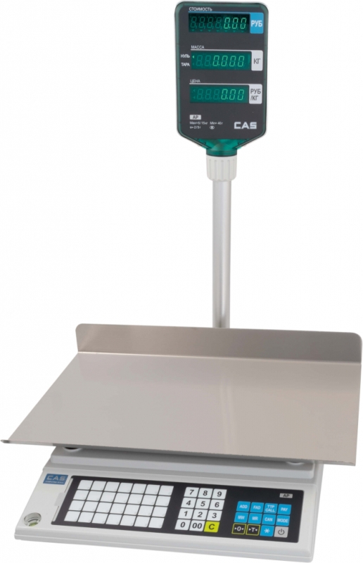 Весы торговые CAS AP-6EX BigTray Весы торговые CAS AP-6EX BigTray