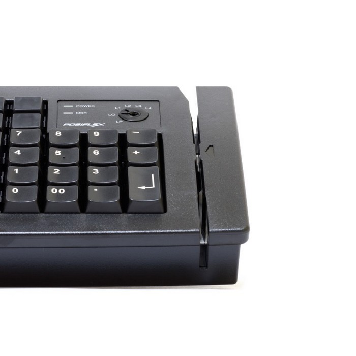 POS клавиатура Posiflex KB-6600UB (USB, MSR) POS клавиатура Posiflex KB-6600UB (USB, MSR)