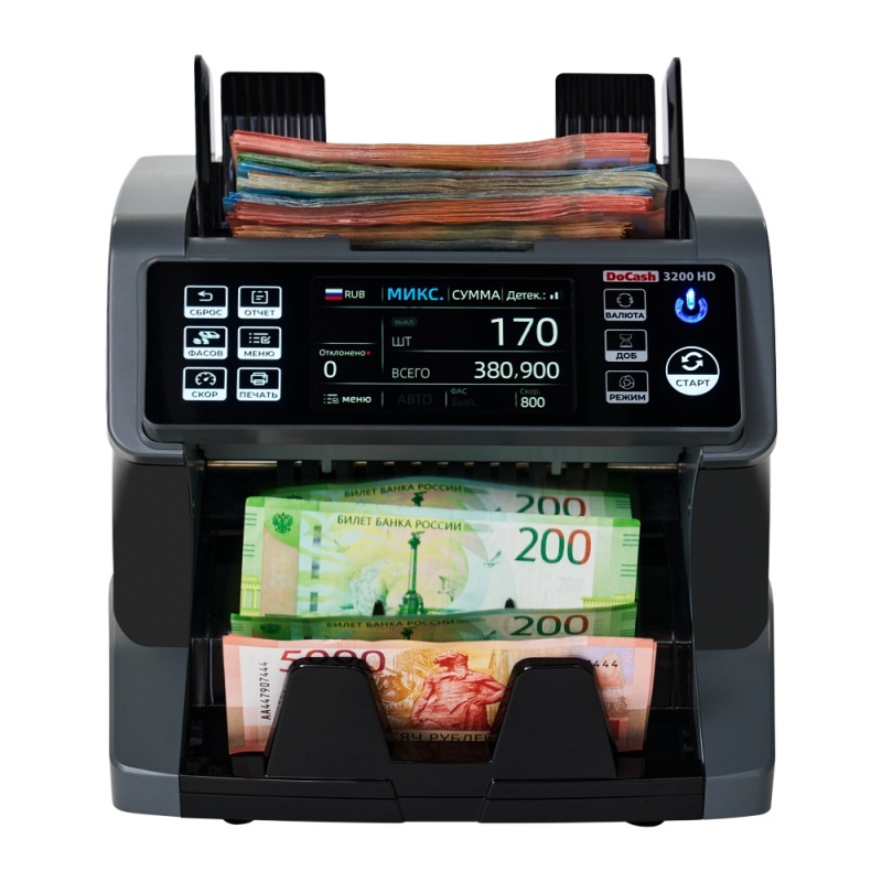 Счетчик банкнот DoCash 3200 HD Счетчик банкнот DoCash 3200 HD