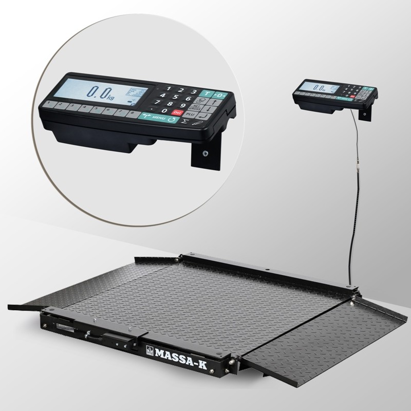 Весы платформенные с пандусом Масса-К 4D-LA-10/10-1500-RA Весы платформенные с пандусом Масса-К 4D-LA-10/10-1500-RA