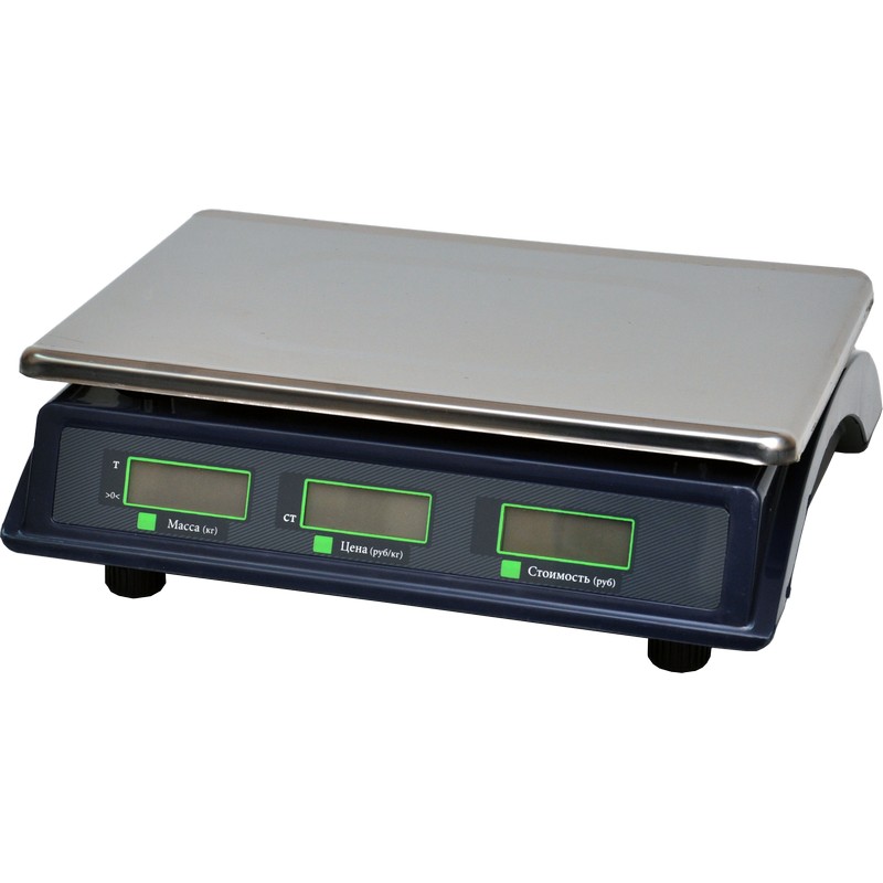 Весы торговые МЕХЭЛЕКТРОН-М ВР4900-30-2Д-АБ 10 (LCD, Темный) Весы торговые МЕХЭЛЕКТРОН-М ВР4900-30-2Д-АБ 10 (LCD, Темный)