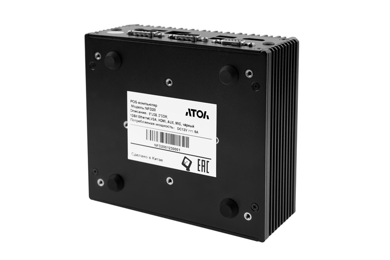 POS компьютер АТОЛ NFD20 (J6412, 8/120Gb, без ОС) POS компьютер АТОЛ NFD20 (J6412, 8/120Gb, без ОС)