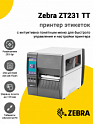Принтер этикеток Zebra ZT231 TT (203dpi, USB/RS-232/Ethernet)